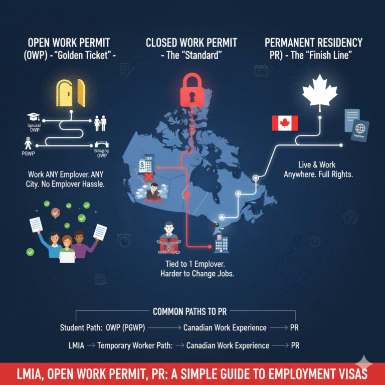 LMIA, Open Work Permit, PR: A Simple Guide to Employment Visas